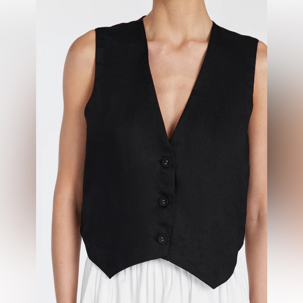DISSH Linen Vest Top